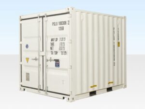 10Ft X 8Ft Shipping Container (One Trip) – White