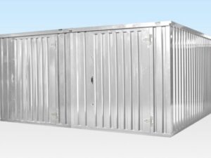 4M X 4.2M Side Linked Flat Pack Container Bundle (Galvanised)