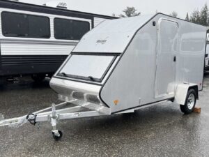 2024 Mission Trailers 60×12 Aluminum Single Place Crossover w/Galvanized Package, Rear Canopy