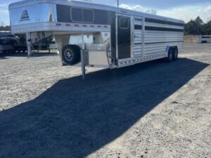 2025 Elite Trailers 8’x28′ Show Cattle Stock Combo Trailer