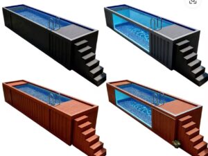 Outdoor Large Size Frp 20ft 40ft Fiberglass Prefabricated Pool