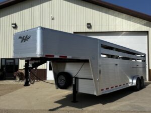 New 2024 Hillsboro 24′ Livestock Trailer – Three Compartments